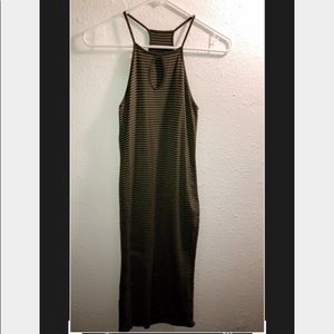 Long green dress comfortable